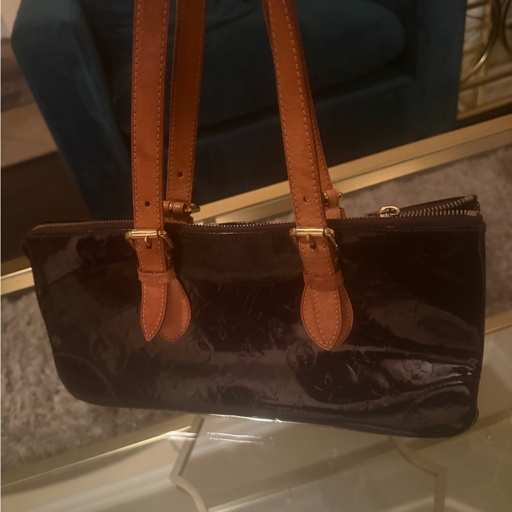 Louis Vuitton Black and Brown Shoulder Bag